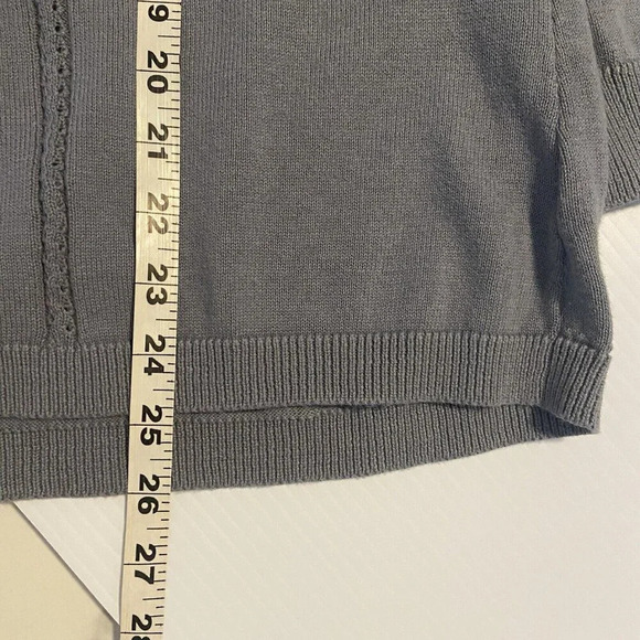 EQL by Kerrits Lucky Horseshoe Cable Equestrian Sporty Preppy Sweater Size XL - Picture 10 of 10